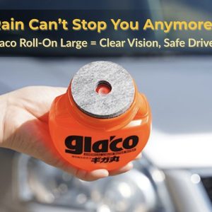 Glaco Roll on Large Glass & Mirror Water repellent by soft99