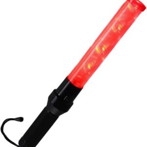 1 pcs Traffic Warning Baton With Sling LED Flashlight