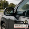 1Pcs SUV Rearview Locking Glass mirror