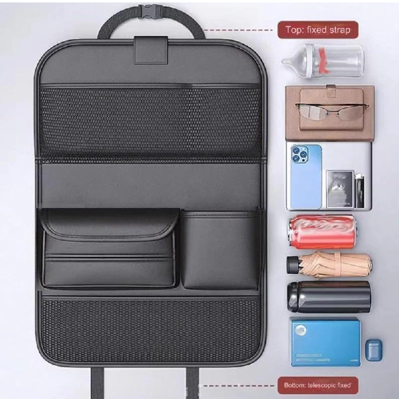 1pcs Car High Quality Back Seat Car Organizer Multi-Pocket