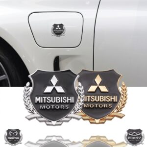 Alternative view of 2pcs 3D Metal Car Styling Side Door Badge