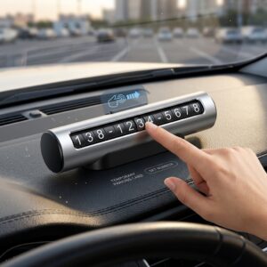 Alternative view of 1pcs Metal Roller Type Car Parking Number