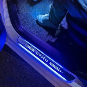 M/Y/P LED Car Door Footstep  Sill Plates Door 4pcs/2pcs Set