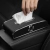 Car Tissue Box with Clock Number Plate