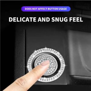 Car One-Click Engine Start Stop Switch Button Cover Sticker