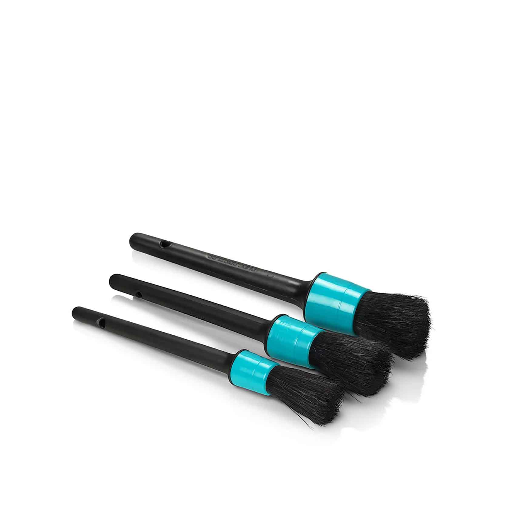 3pcs Car Brush Blue Style Set Detailing Brush Set