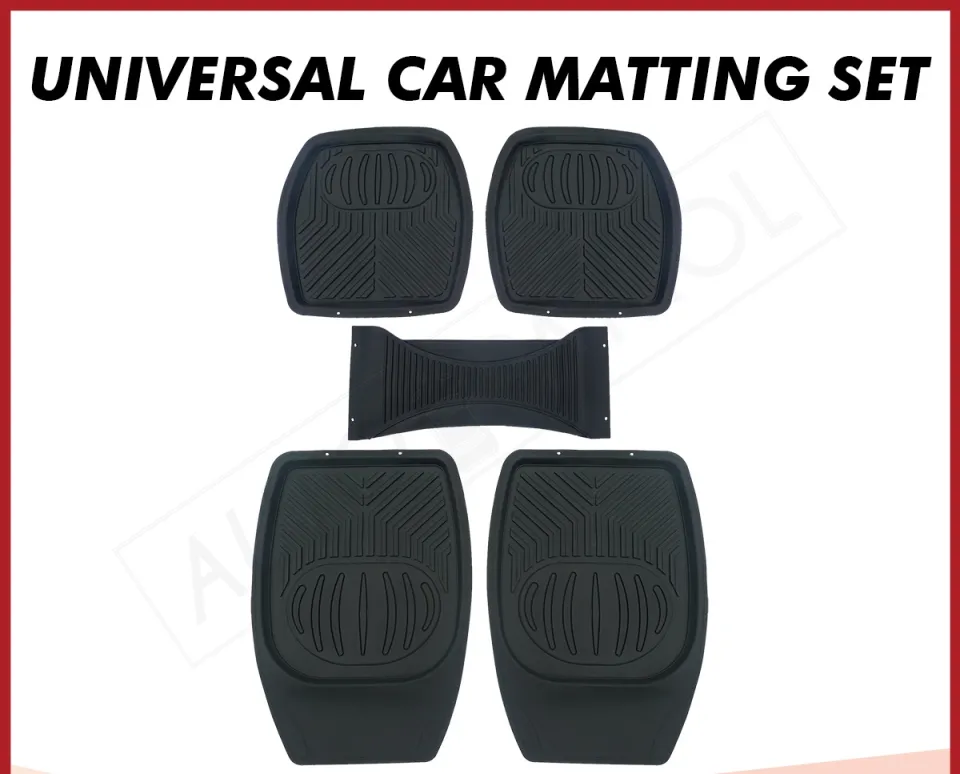 4D Luxury PVC Soft Floor mat 5pcs set