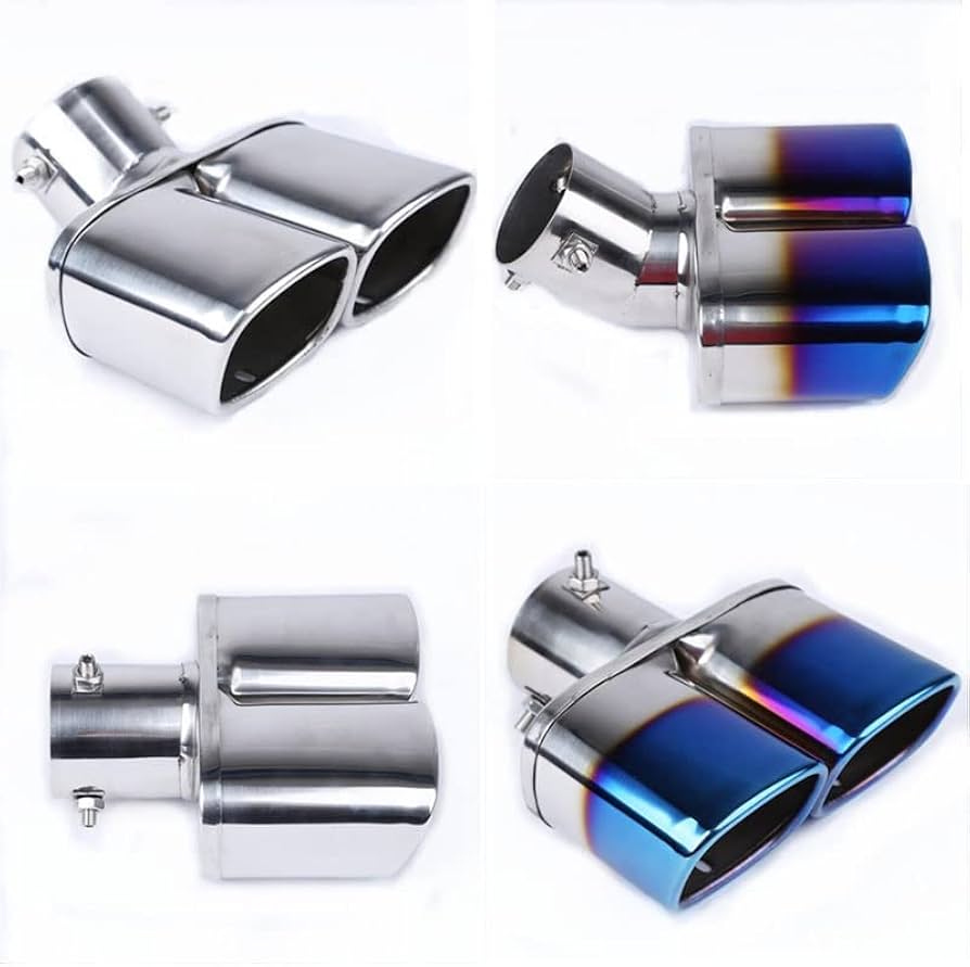 Exhaust Muffler Cap Stainless Steel 2 hole-3 (204CH)