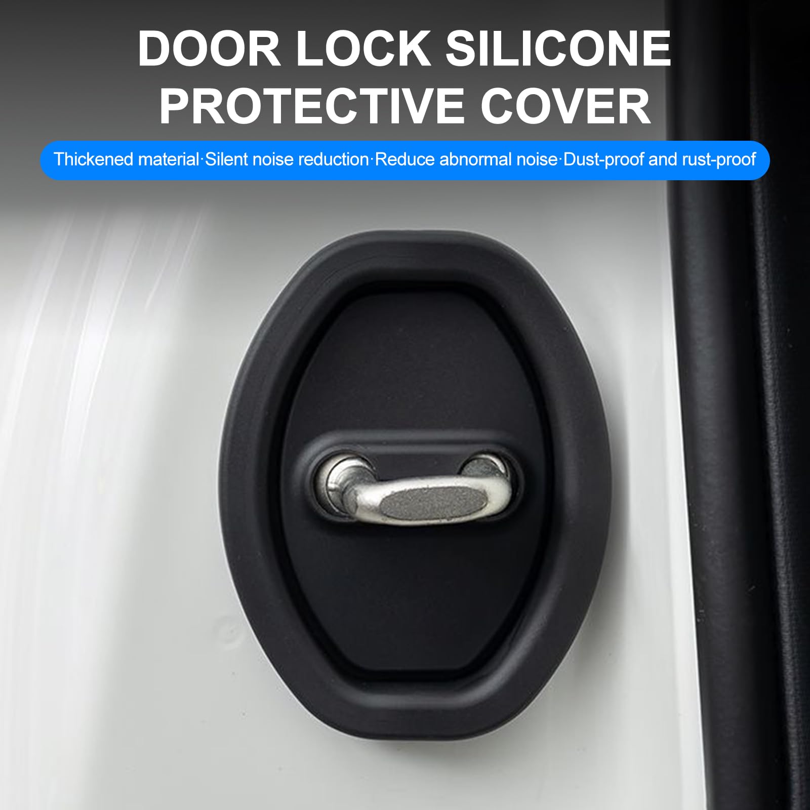 M/Y 4 pcs set Car Door Lock Protector Cover for Sound - Image 4