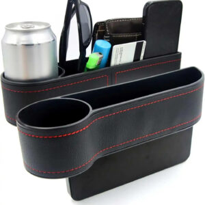 Alternative view of Multifunction PU Leather Portable Car Storage Box Seat Gap Filler Organizer