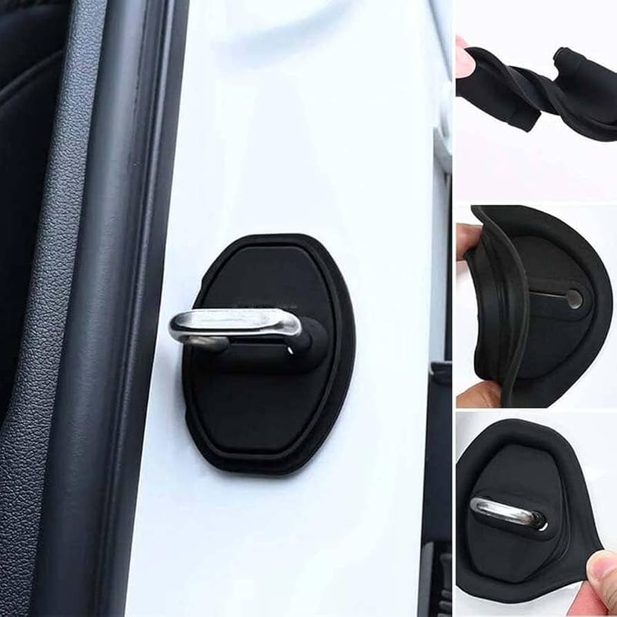 M/Y 4 pcs set Car Door Lock Protector Cover for Sound - Image 3