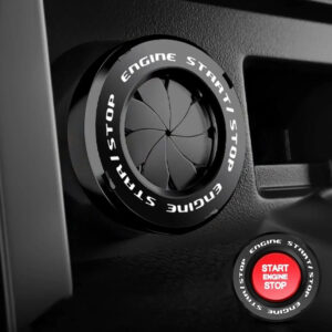 Alternative view of Car Round Engine Start Stop Button Cover