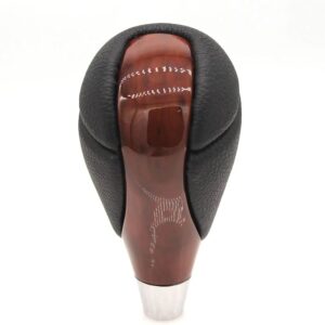 Alternative view of M/Y Universal Wooden Black Gear Shift Knob