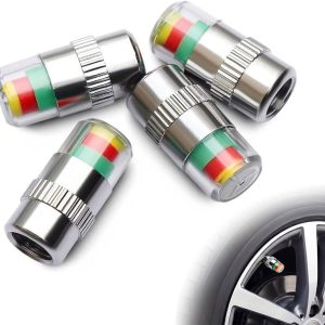 4PCS Car Tire Pressure Indicator Caps