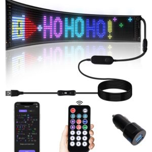 Alternative view of LED Car Sign Panel App & Remote  Flexible Display