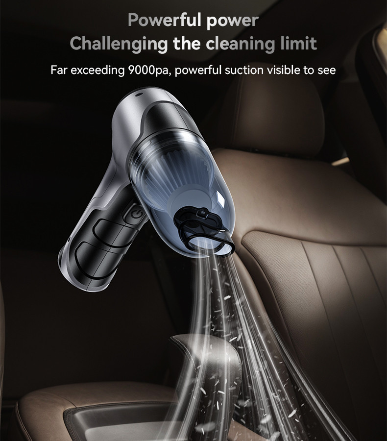 VC08 4000mAh Blowing And Suction 2-in-1 Car Vacuum Cleaner - Image 2