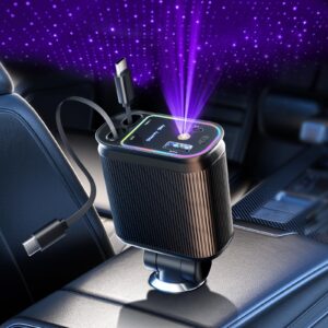 Alternative view of Car Roof Starlight 4 In 1 Retractable 66w Car Charger Dual Type-C Fast Adapter