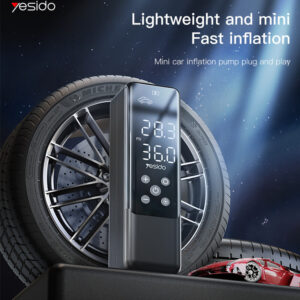 Alternative view of Car Portable Air Pump Yesido Mini Inflator