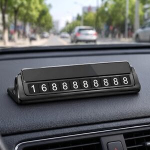 Car Metal Parking Number Plate