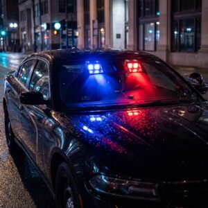 Alternative view of Police Flashing Warning VIP Light S8