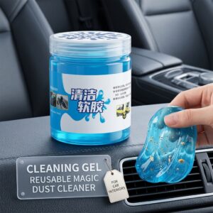 Alternative view of 1pcs Top Quality Car Cleaning Gel Reusable Magic Dust Cleaner for Car and Home