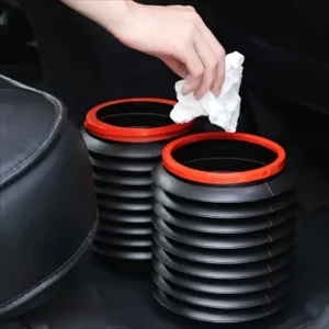 Foldable Portable space saving and hanging type car trash Bin