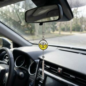 Alternative view of Car Premium Hanging Air Freshener With Toyota Logo
