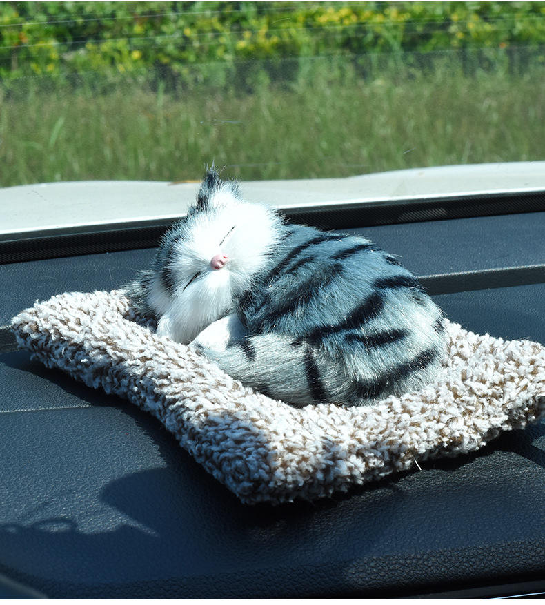 Sleeping Cute Cat for Car Dashboard