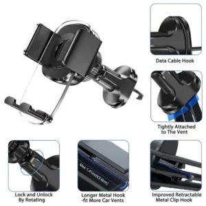 Alternative view of Car Holder RM-C62 (Black) - Remax