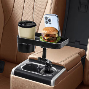 Alternative view of Car Tray Table With Phone Holder 360 Rotation