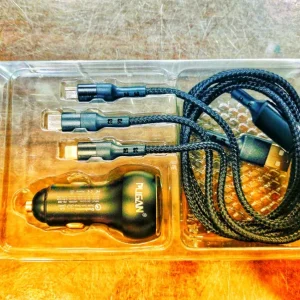 Car USB Fast Charger Pugan 3in 1 36W