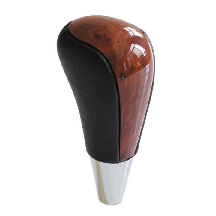 M/Y Universal Wooden Black Gear Shift Knob