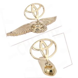 Toyota Golden Stand Eagle Bonnet Logo 1pcs