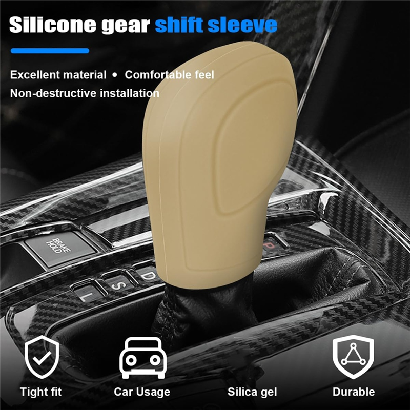 Silicone Car Gear Shift Knob Cover
