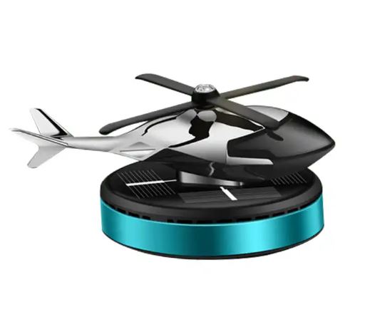 Helicopter Solar Perfume Showpiece - Image 4
