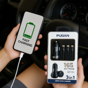 Pugan 165W Car Charger Super Fast & Quick