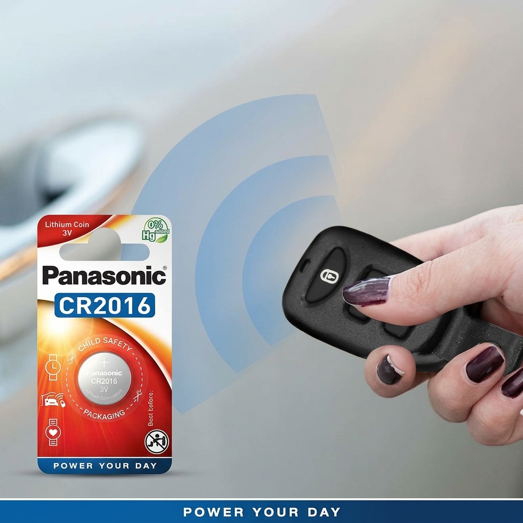 Panasonic Coin Battery For Car Remote 3V - Image 2