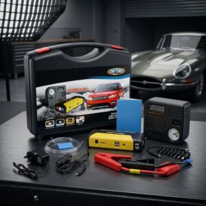 Alternative view of Emergency Car Battery Jump Starter With Tyre Inflator