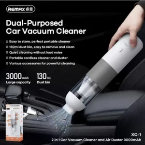 Alternative view of REMAX 2 IN 1 Air Vacuum Cleaner For Car